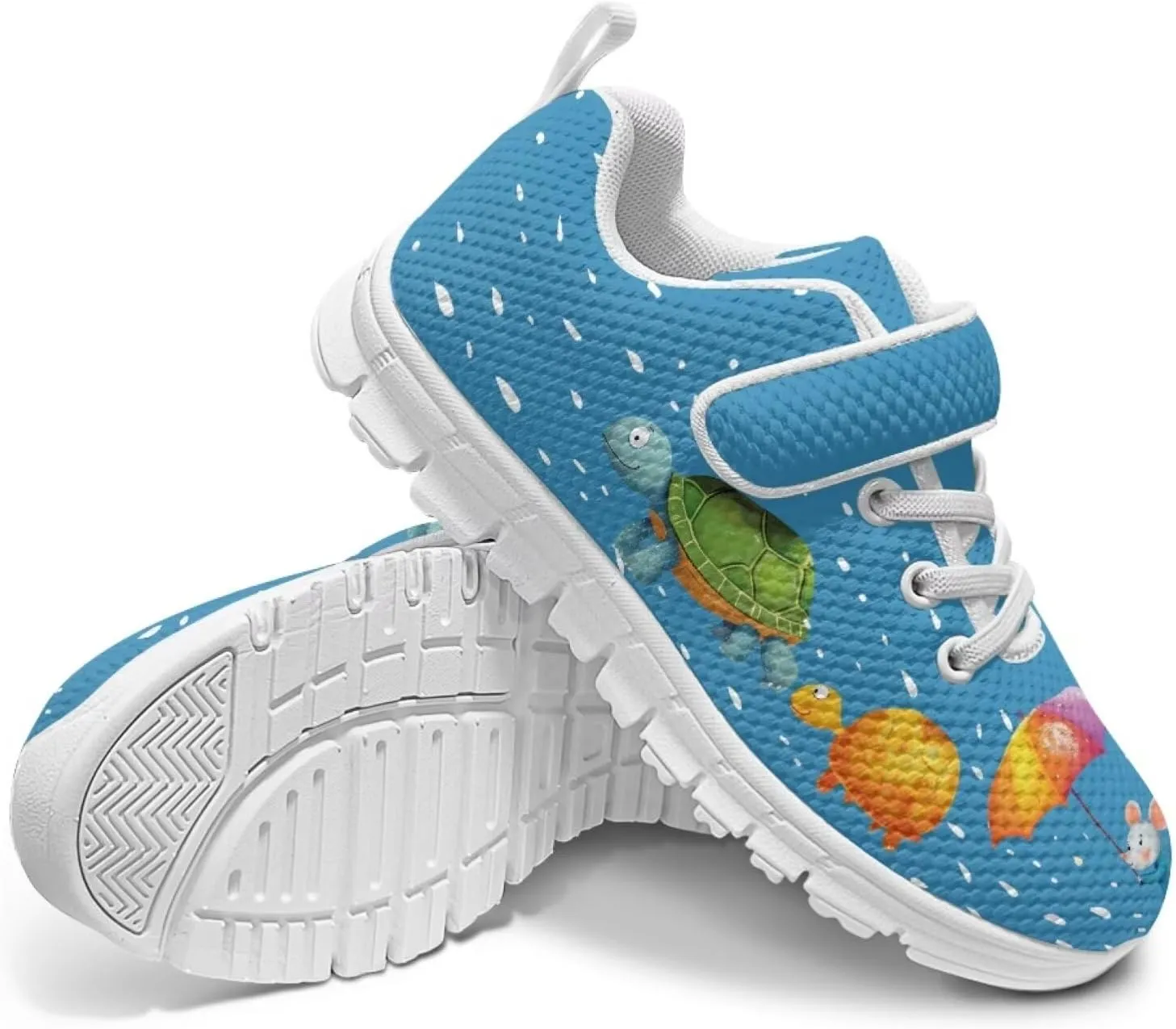 Forchrinse Neon Octopus Tennis Shoes Girls Boys Kids Sneakers Fashion Running Shoes for Toddler Lightweight Breathable School Sport Athletic Sneakers