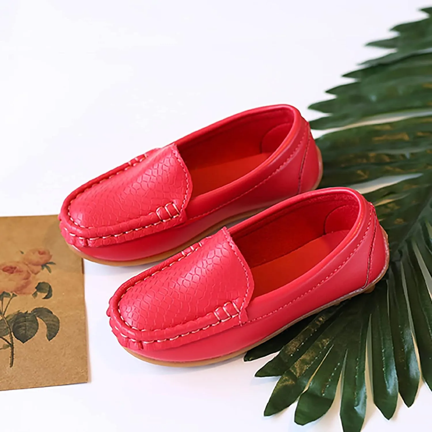 Girl Shoes Toddler Little Kid Boys Girls Soft Slip On Loafers Dress Flat Shoes Boat Shoes Toddler Boys Winter Shoes