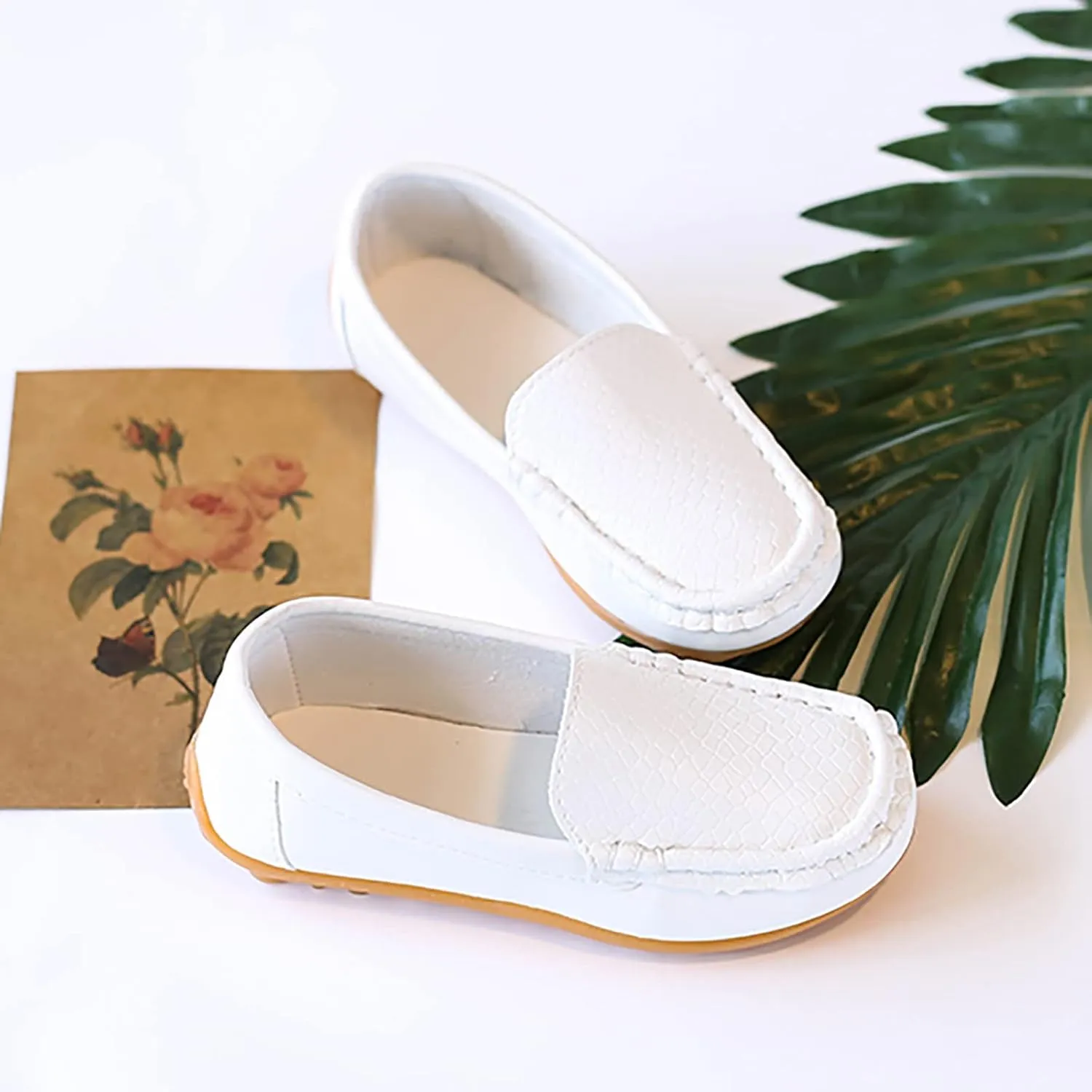 Girl Shoes Toddler Little Kid Boys Girls Soft Slip On Loafers Dress Flat Shoes Boat Shoes Toddler Boys Winter Shoes