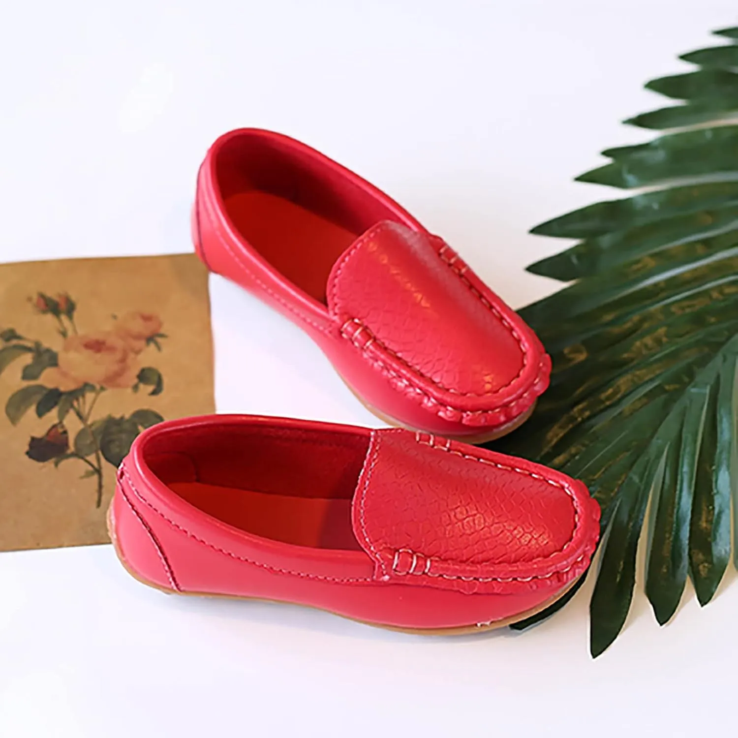 Girl Shoes Toddler Little Kid Boys Girls Soft Slip On Loafers Dress Flat Shoes Boat Shoes Toddler Boys Winter Shoes