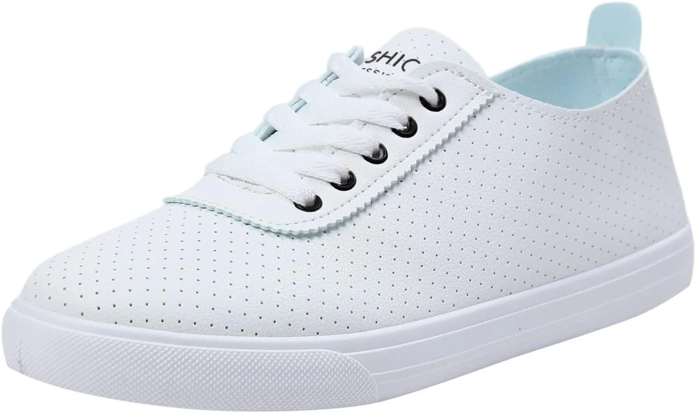 Girls Ballerina Walking Flat Shoes Women Casual Shoes Fashion Simple Solid Color White Lace Up Flat Comfortable Non Slip Shoes Espadrilles Workout Gym Outdoor Shoes