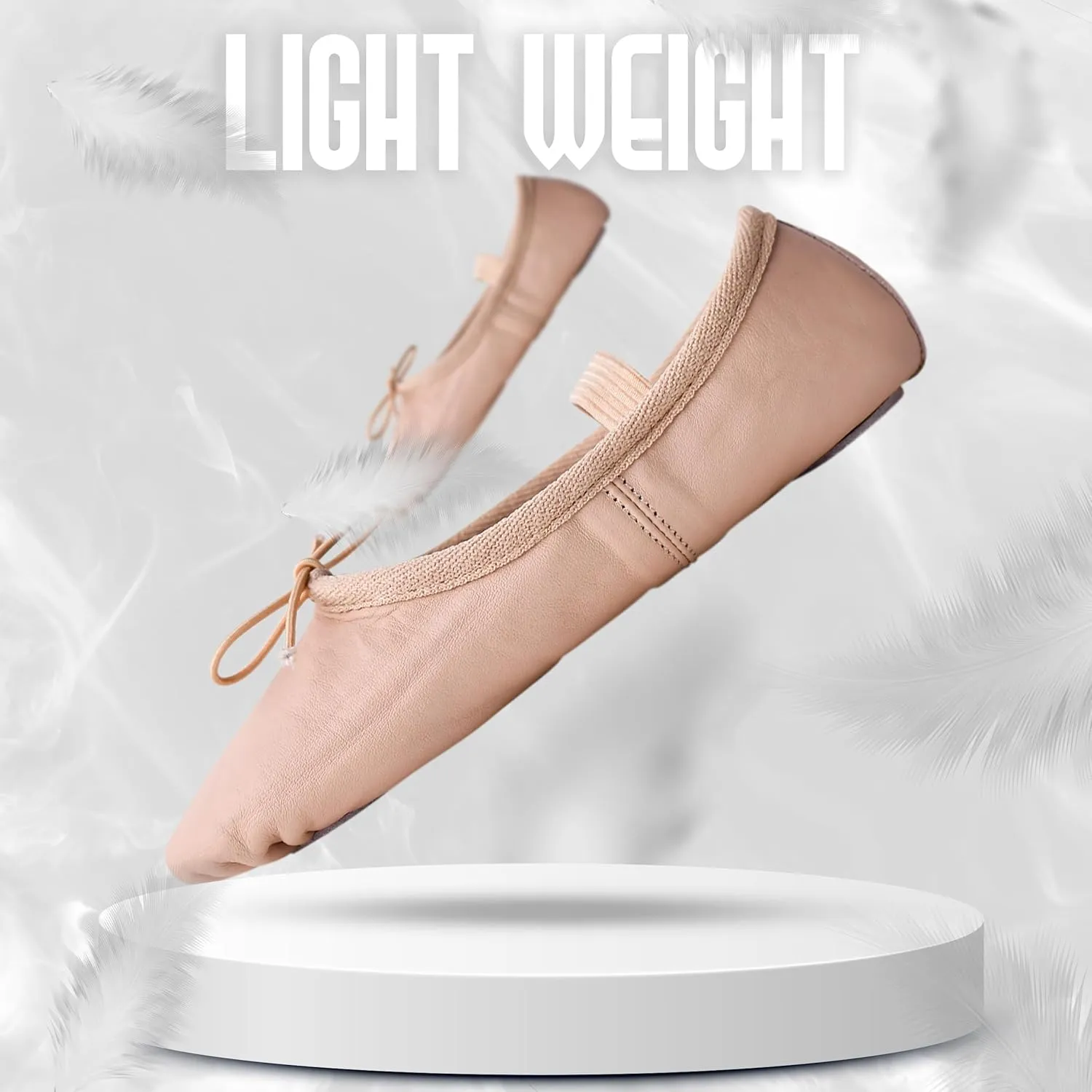 Girls Ballet Shoes Boys Toddler Soft Leather Dance Slippers for Toddler/Little Kid/Big Kid Unisex