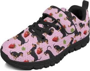 Girls' Running Shoes Mesh Breathable Tennis Shoes for School Cute Kids