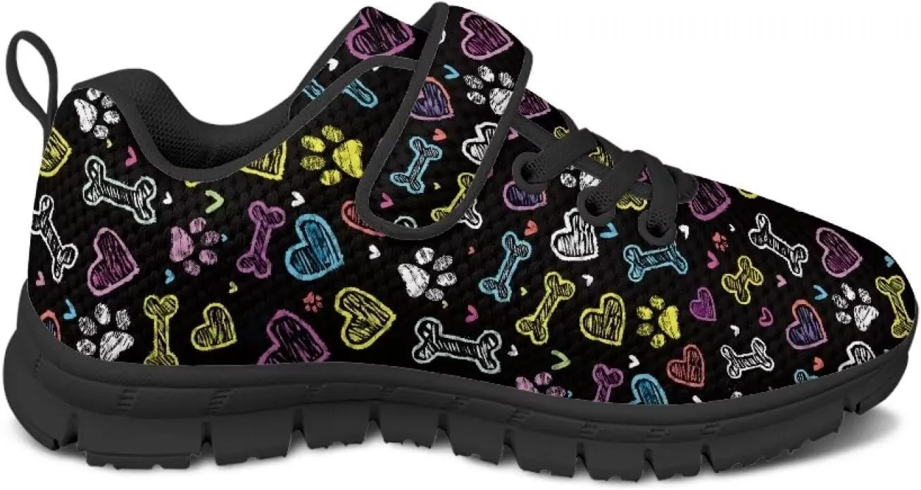 Girls' Running Shoes Mesh Breathable Tennis Shoes for School Cute Kids