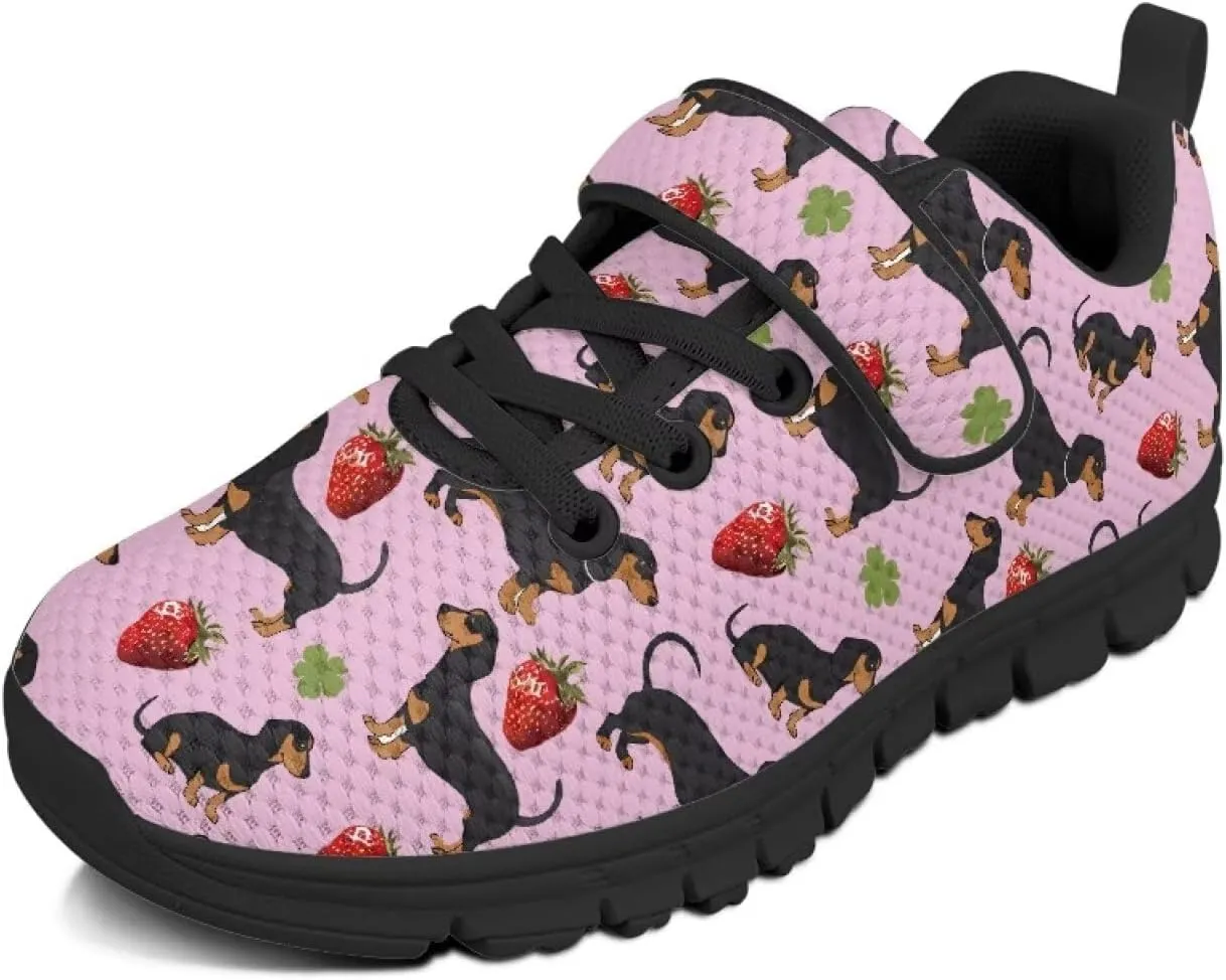 Girls' Running Shoes Mesh Breathable Tennis Shoes for School Cute Kids