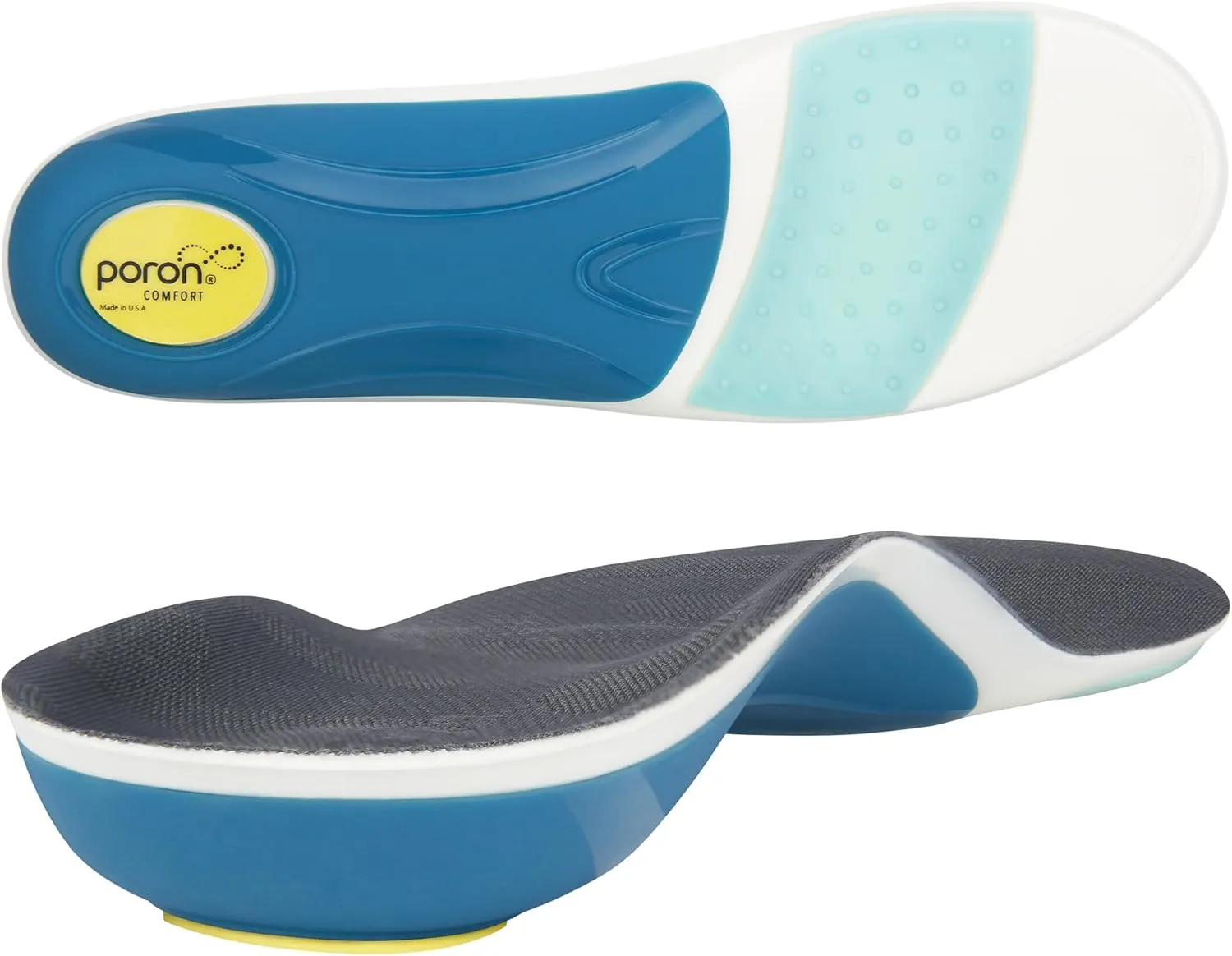 Graphene Plantar Fasciitis Relief Shoe Insoles All-Purpose 220  lbs Support High Arch Insoles Supports Orthotic Shoe Inserts Grade Flat Feet,Shock Absorption Inserts Running Insoles