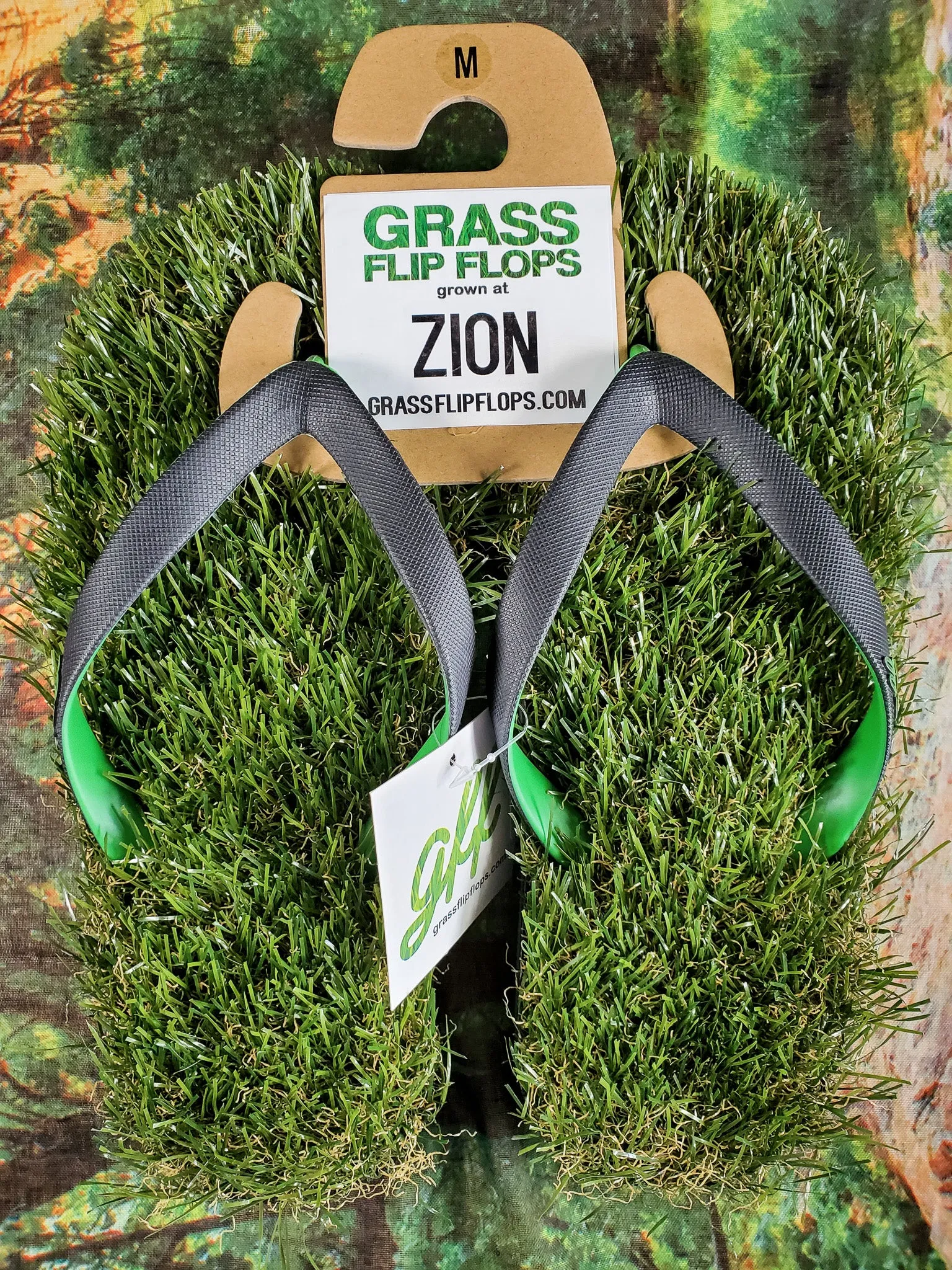 Grass Flip Flops
