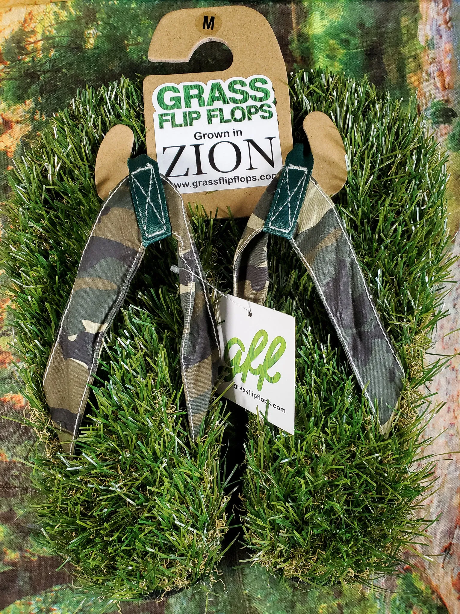 Grass Flip Flops
