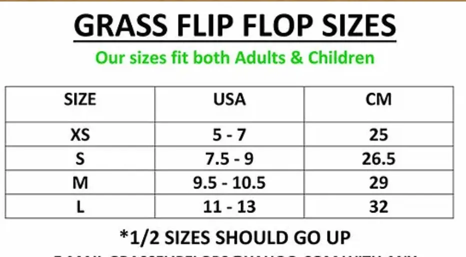 Grass Flip Flops