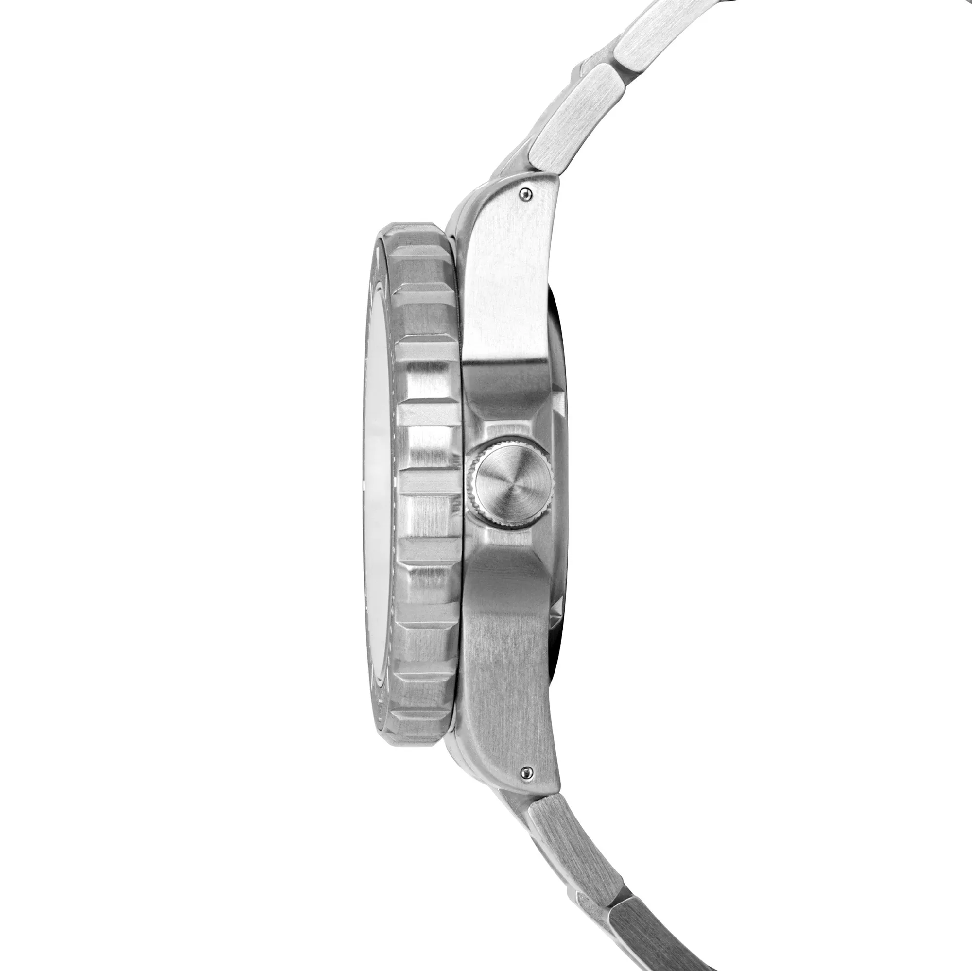 GREY MAPLE LARGE DIVER'S AUTOMATIC (GSAR) WITH STAINLESS STEEL BRACELET - 41MM