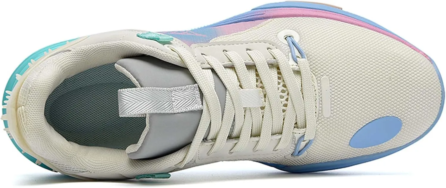 High top Men's Basketball Shoes, Breathable and Non Slip Outdoor Sports Shoes, Shock-Absorbing Fitness Shoes
