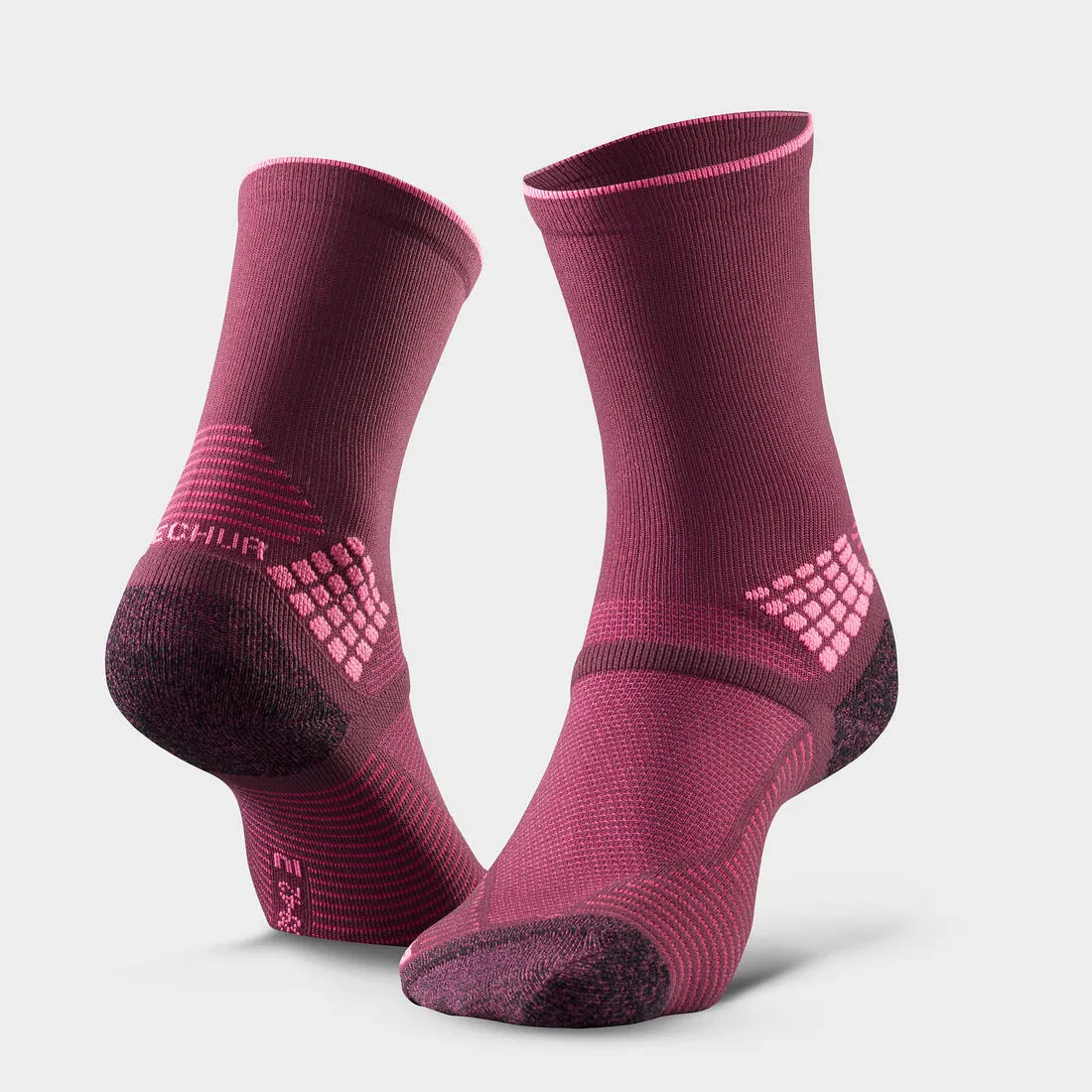 Hiking socks - Hike 500 High Blue x2 pairs