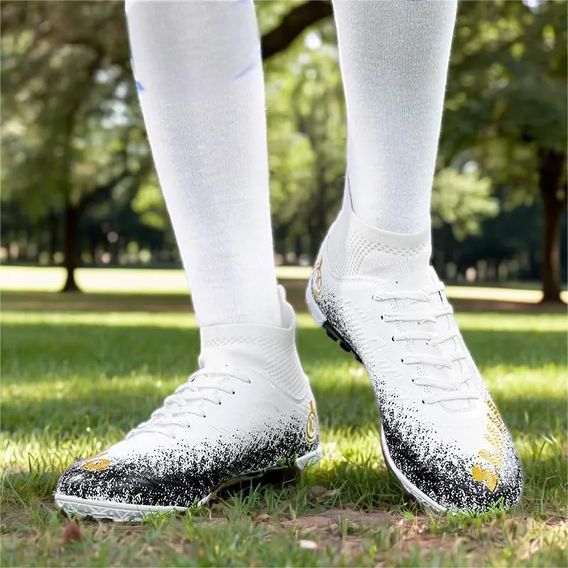 Indoor Turf Soccer Shoes Cleats Mens Soccer Shoes for Boys Football Shoes Kid Futsal Shoes Youth