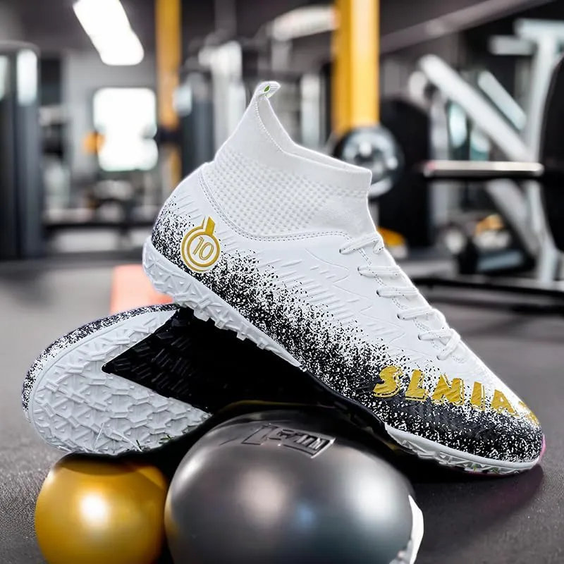Indoor Turf Soccer Shoes Cleats Mens Soccer Shoes for Boys Football Shoes Kid Futsal Shoes Youth