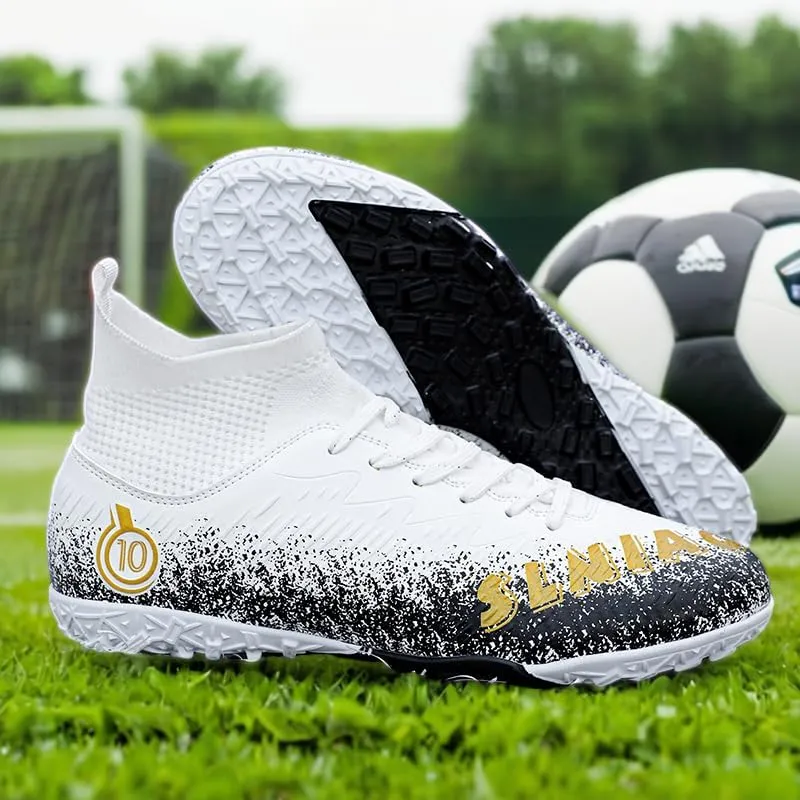 Indoor Turf Soccer Shoes Cleats Mens Soccer Shoes for Boys Football Shoes Kid Futsal Shoes Youth