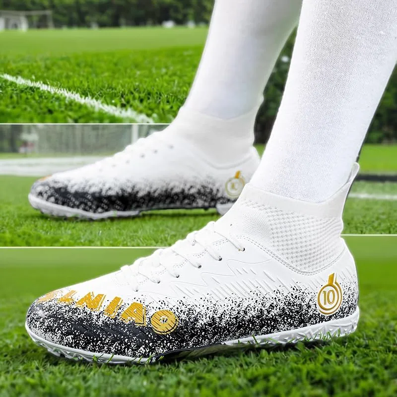 Indoor Turf Soccer Shoes Cleats Mens Soccer Shoes for Boys Football Shoes Kid Futsal Shoes Youth