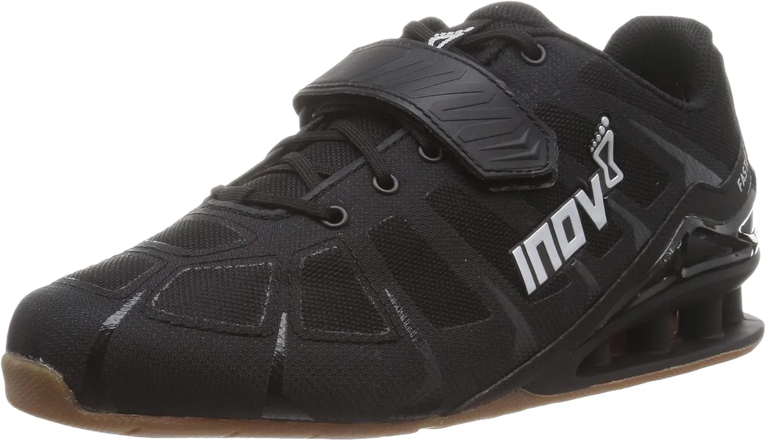 Inov-8 Men's Fastlift 360 – Weight Lifting & Powerlifting Shoes - Men's Squat Shoes - Black/Gum - 8.5
