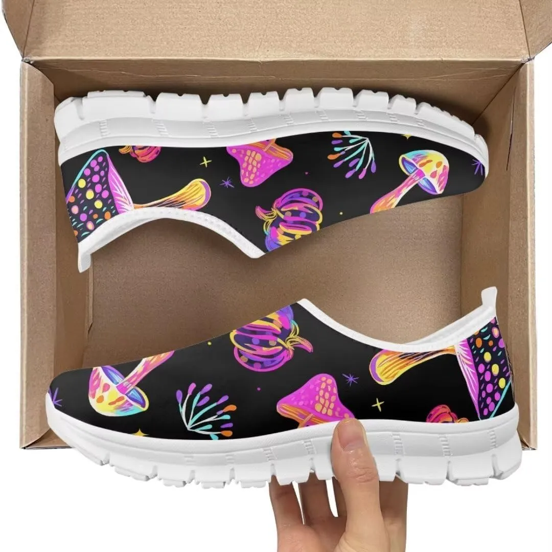 Jeiento Fashion Sneakers for Women Athletic Running Shoes Breathable Mesh Gym Sports Shoes Walking Shoes Outdoor Comfort Footwear Trainers Mesh Shoes