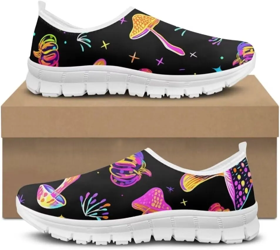 Jeiento Fashion Sneakers for Women Athletic Running Shoes Breathable Mesh Gym Sports Shoes Walking Shoes Outdoor Comfort Footwear Trainers Mesh Shoes