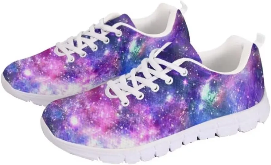Jeiento Non Slip Running Shoes for Women&Men Fashion Sneaker Comfort Gym Sports Shoes for Teenager Girls Casua Mesh Flat Shoes