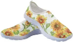 Jeiento Thanksgiving Running Shoes for Women&Men Comfort Footwear Trainers Mesh Shoes Slip-On Tennis Shoes for Hiking Walking Sports