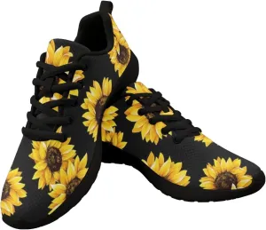 Jeiento Women Mesh Trainers Lace up Shoes Travel Casual Comfort Sports Gym Running Shoes Walking Sneakers Jogging Fitness