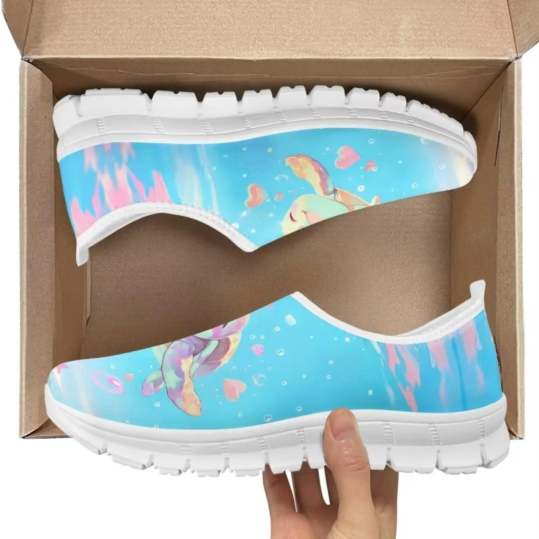 Jeiento Womens Casual Shoes Slip-On Loafers Soft Shoes Travel Jogging Shoes Ladies Comfort Footwear Trainers Workout Flat Shoes