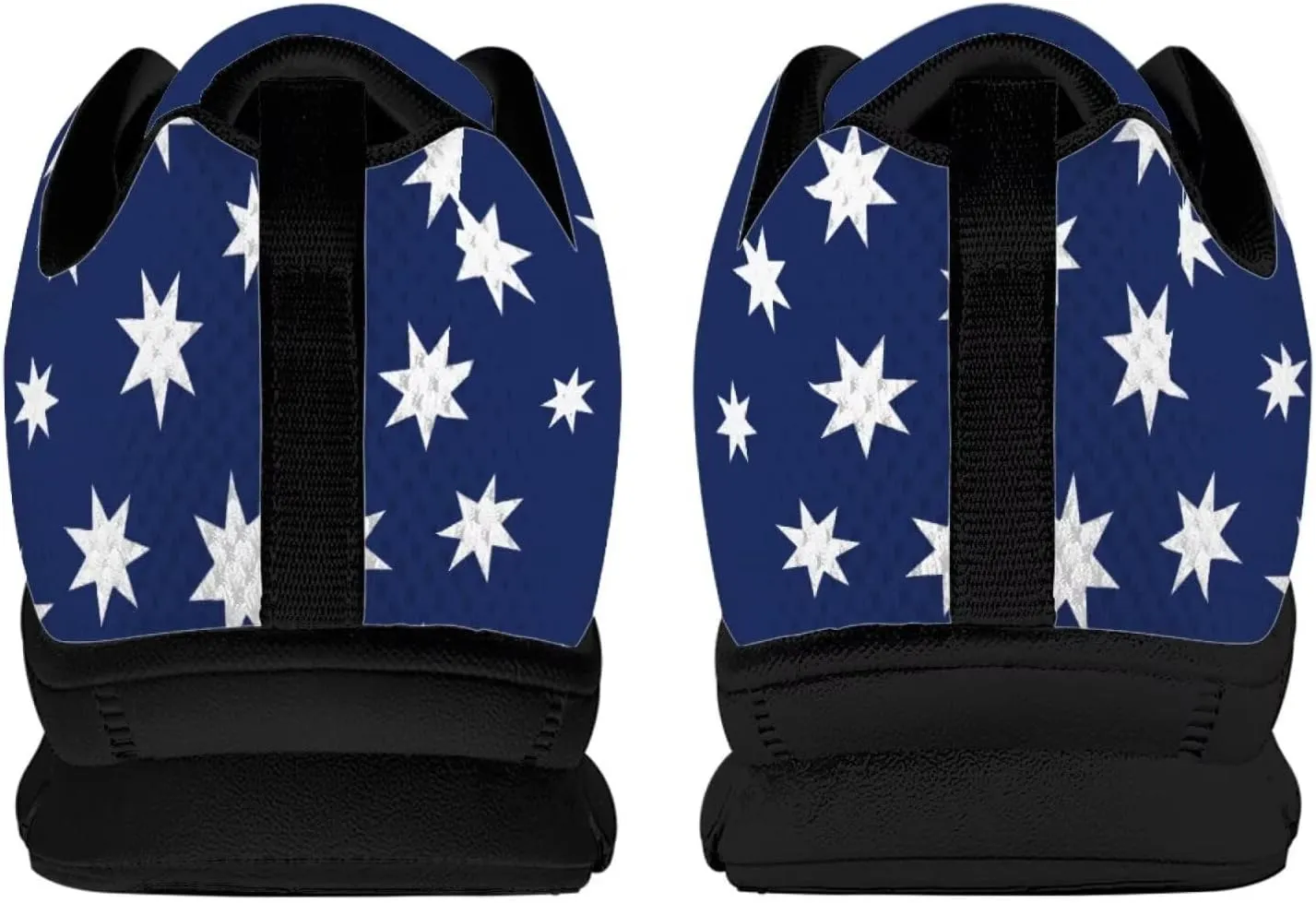 Jeiento Womens Fashion Sneaker American Flag Shoes for Men Women Casual Running Sports Slip On Sneakers Comfort Lace Up Walking Shoes