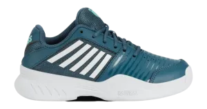 K-Swiss Court Express Carpet Junior Tennis Shoe - Teal/ White