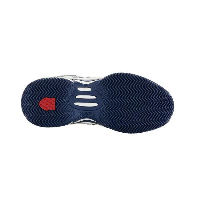 K-Swiss Hypercourt Express 2 HB Junior Tennis Shoes - White / Dark Blue