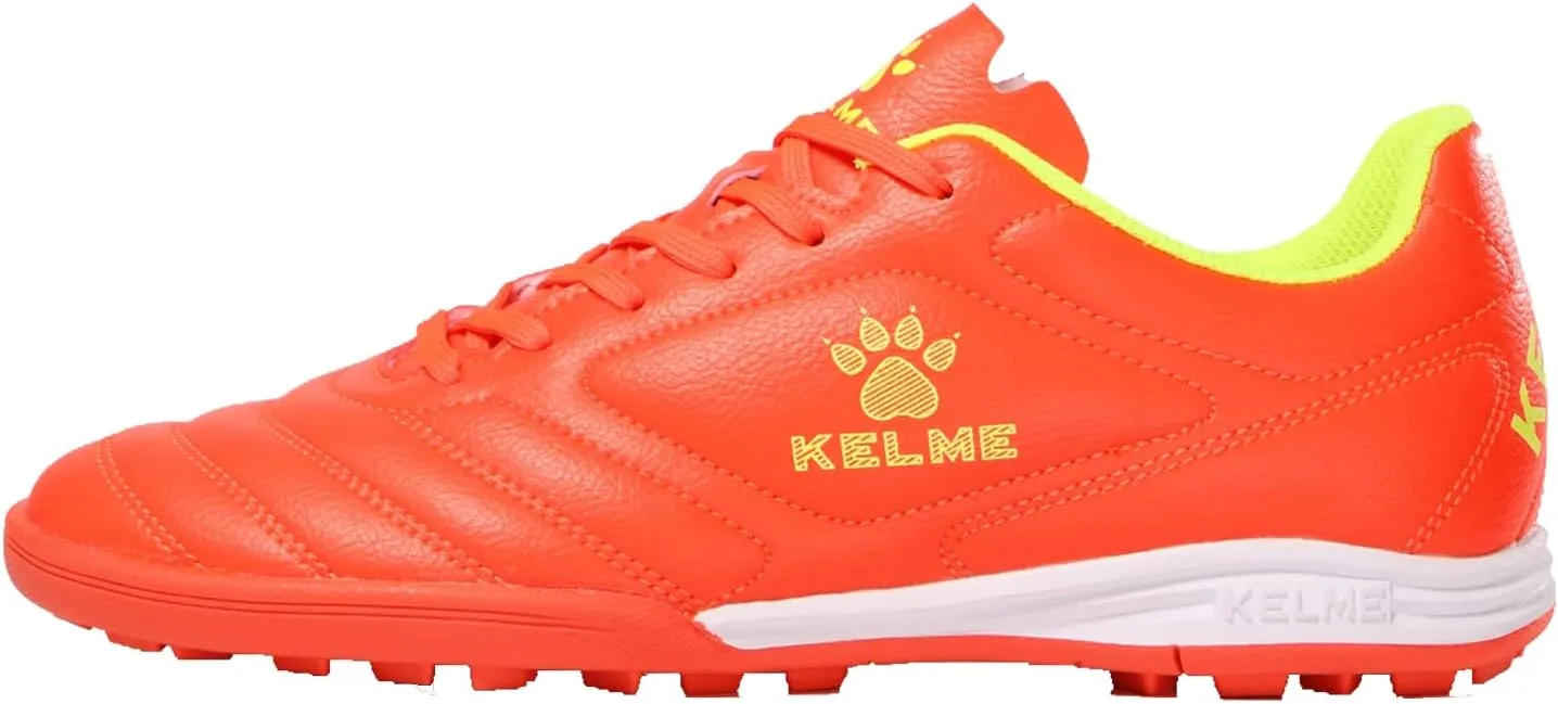 KELME Men's Soccer Shoes Arch Support Cleats Professional Futsal Sneaker Breathable Athletic Football Boots for Outdoor Indoor TF