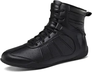 Kervaky Men's Wrestling Shoes Men's Boxing Shoes Sports Shoes Training Shoes Lightweight Breathable Fitness Weightlifting Shoes