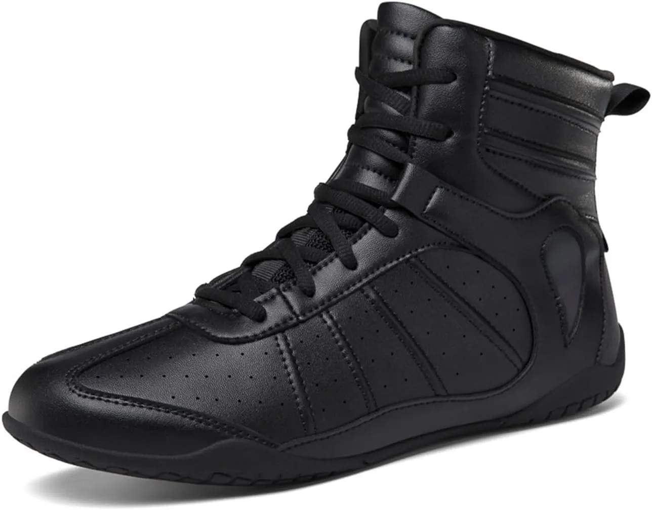 Kervaky Men's Wrestling Shoes Men's Boxing Shoes Sports Shoes Training Shoes Lightweight Breathable Fitness Weightlifting Shoes