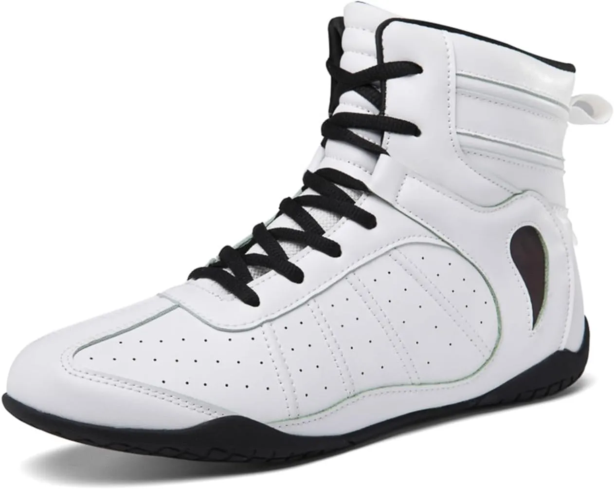 Kervaky Men's Wrestling Shoes Men's Boxing Shoes Sports Shoes Training Shoes Lightweight Breathable Fitness Weightlifting Shoes