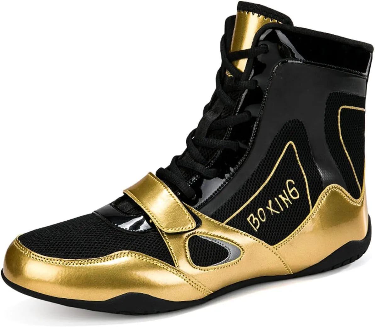 Kervaky Men's Wrestling Shoes Professional Boxing Shoes Fitness Sneakers Lightweight Breathable Weightlifting Shoes Training Shoes