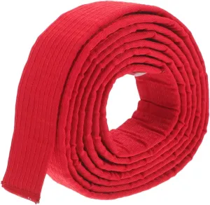 KICHOUSE Taekwondo Belt for Training Competition Durable Comfortable Martial Arts Belt for Boys Provides Excellent Waist Support for Karate Kickboxing Judo Sparring Red