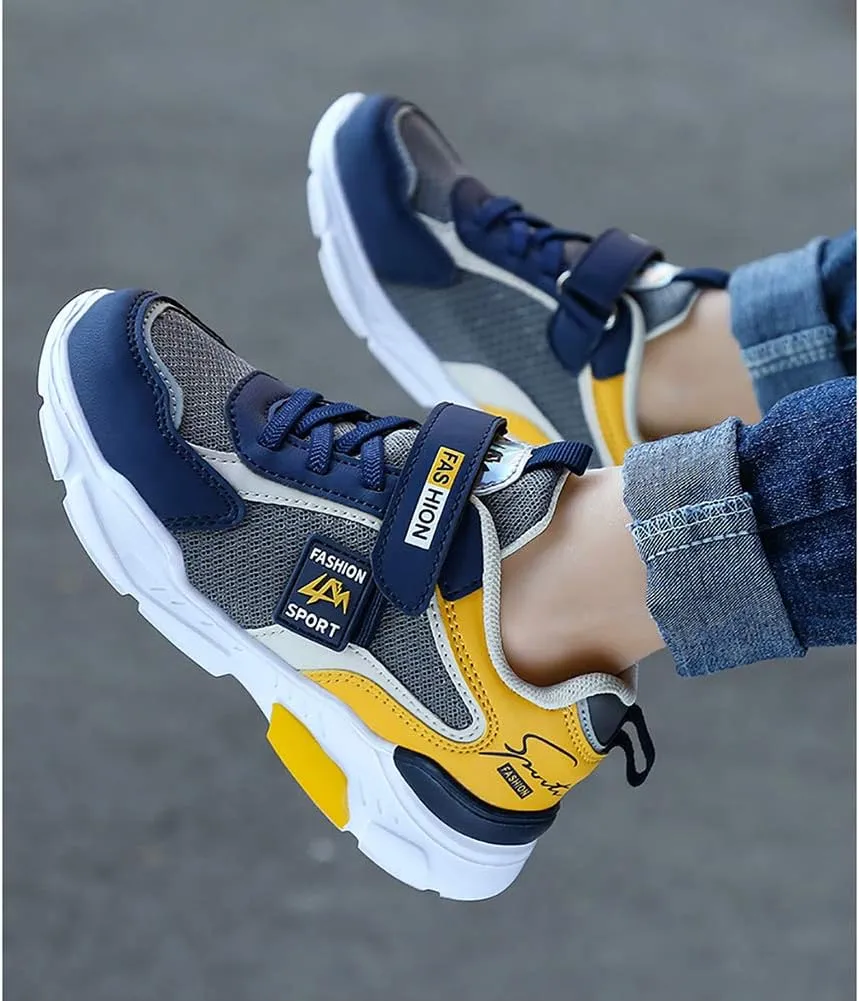 Kids Breathable Mesh Sneakers Casual Lightweight Sports Running Shoes for Boys Girls