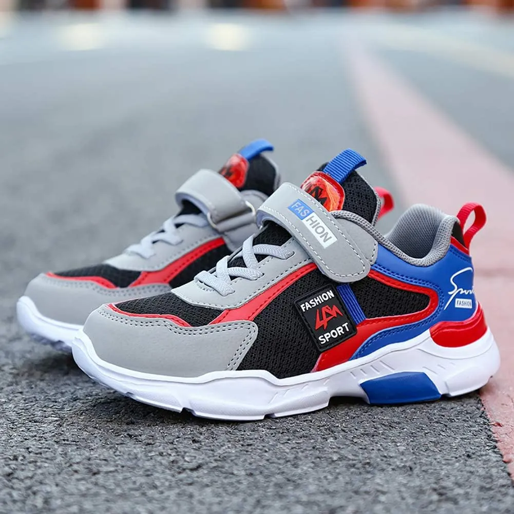 Kids Breathable Mesh Sneakers Casual Lightweight Sports Running Shoes for Boys Girls