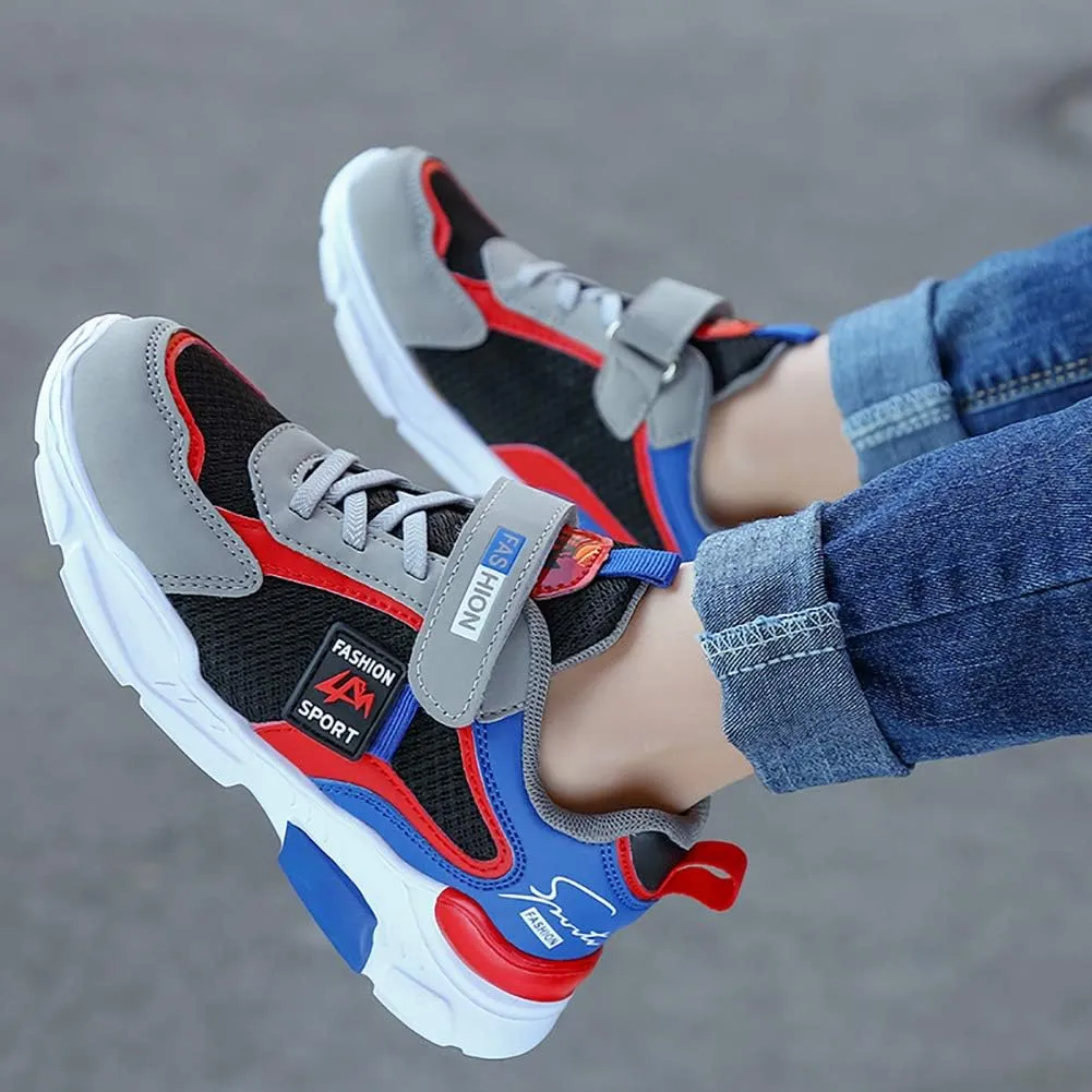 Kids Breathable Mesh Sneakers Casual Lightweight Sports Running Shoes for Boys Girls
