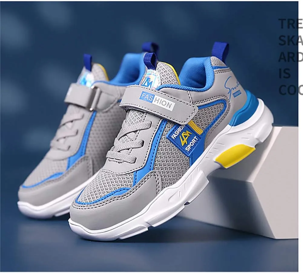 Kids Breathable Mesh Sneakers Casual Lightweight Sports Running Shoes for Boys Girls