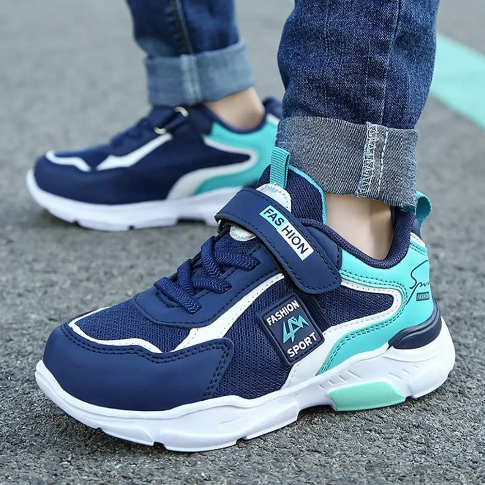 Kids Breathable Mesh Sneakers Casual Lightweight Sports Running Shoes for Boys Girls
