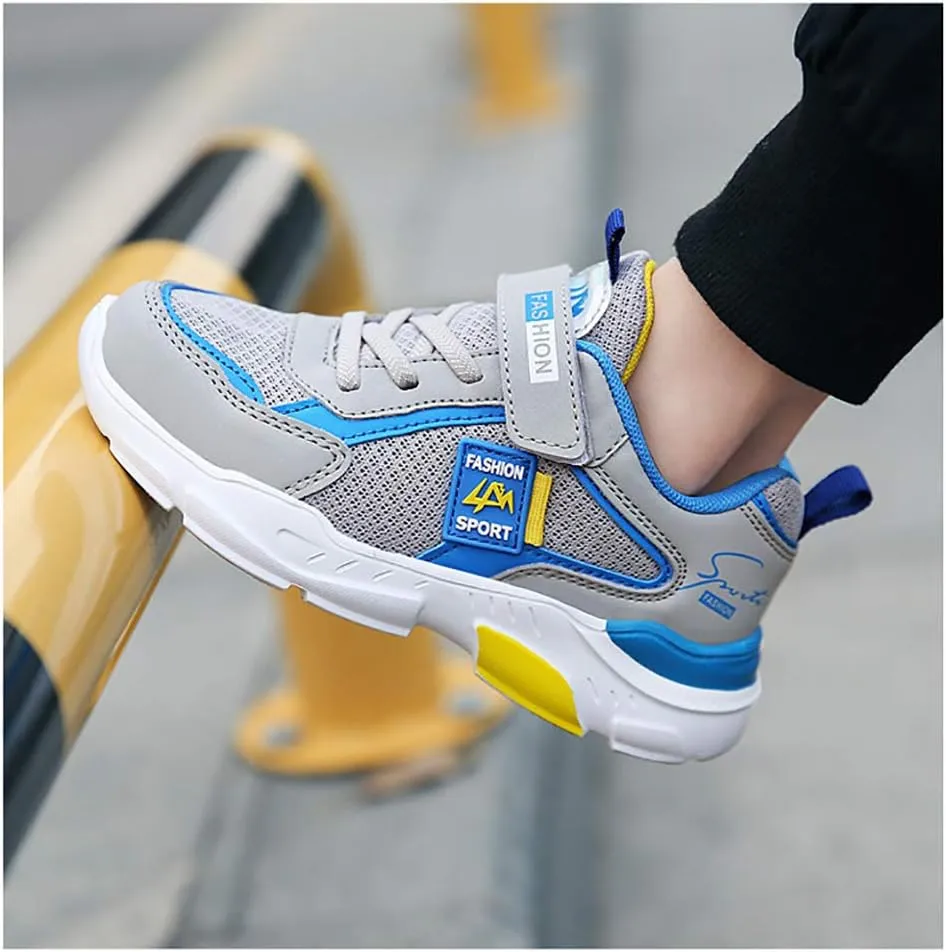 Kids Breathable Mesh Sneakers Casual Lightweight Sports Running Shoes for Boys Girls
