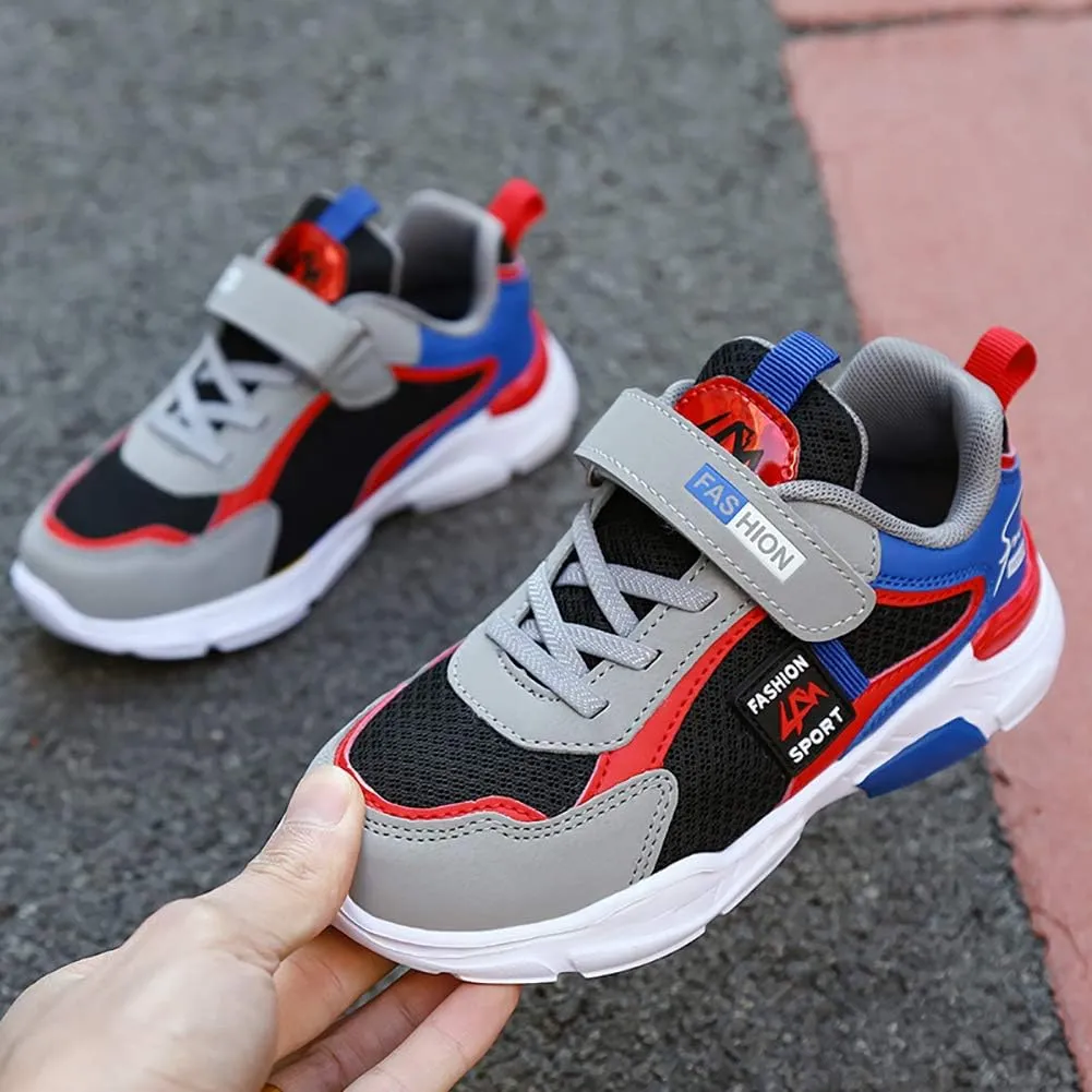 Kids Breathable Mesh Sneakers Casual Lightweight Sports Running Shoes for Boys Girls