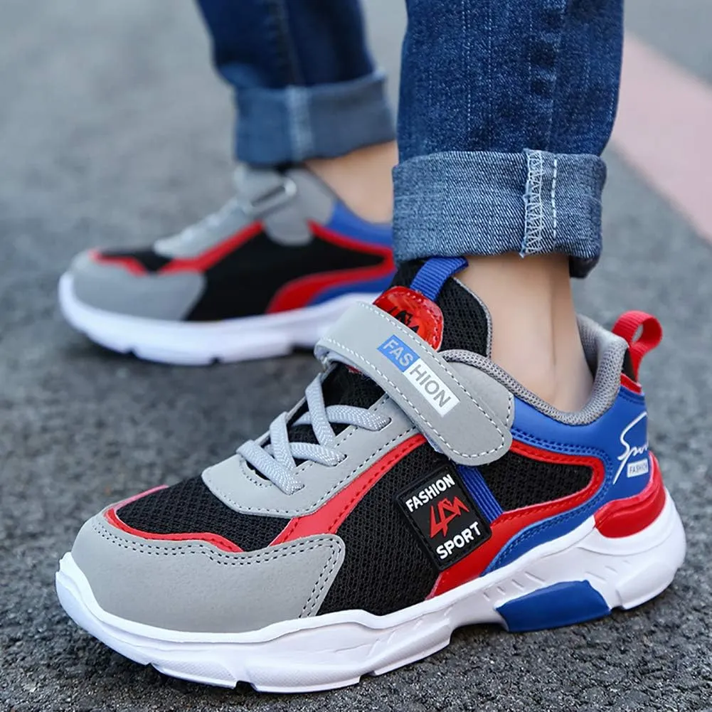 Kids Breathable Mesh Sneakers Casual Lightweight Sports Running Shoes for Boys Girls