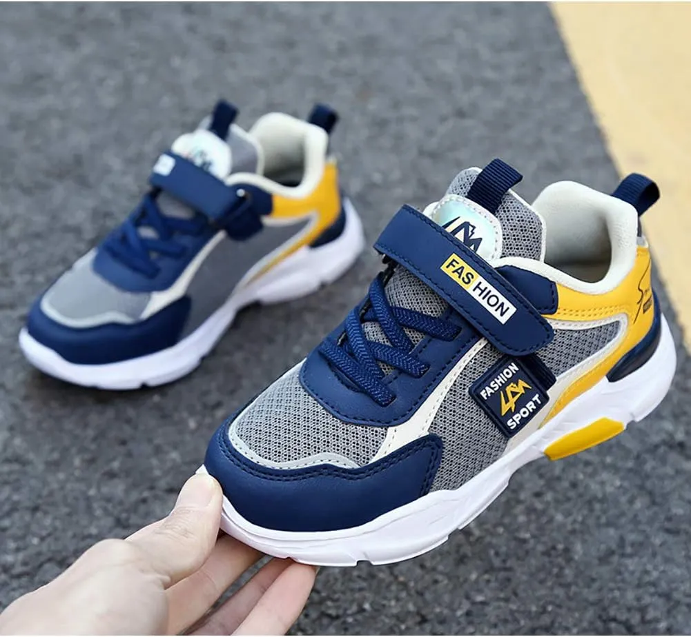 Kids Breathable Mesh Sneakers Casual Lightweight Sports Running Shoes for Boys Girls