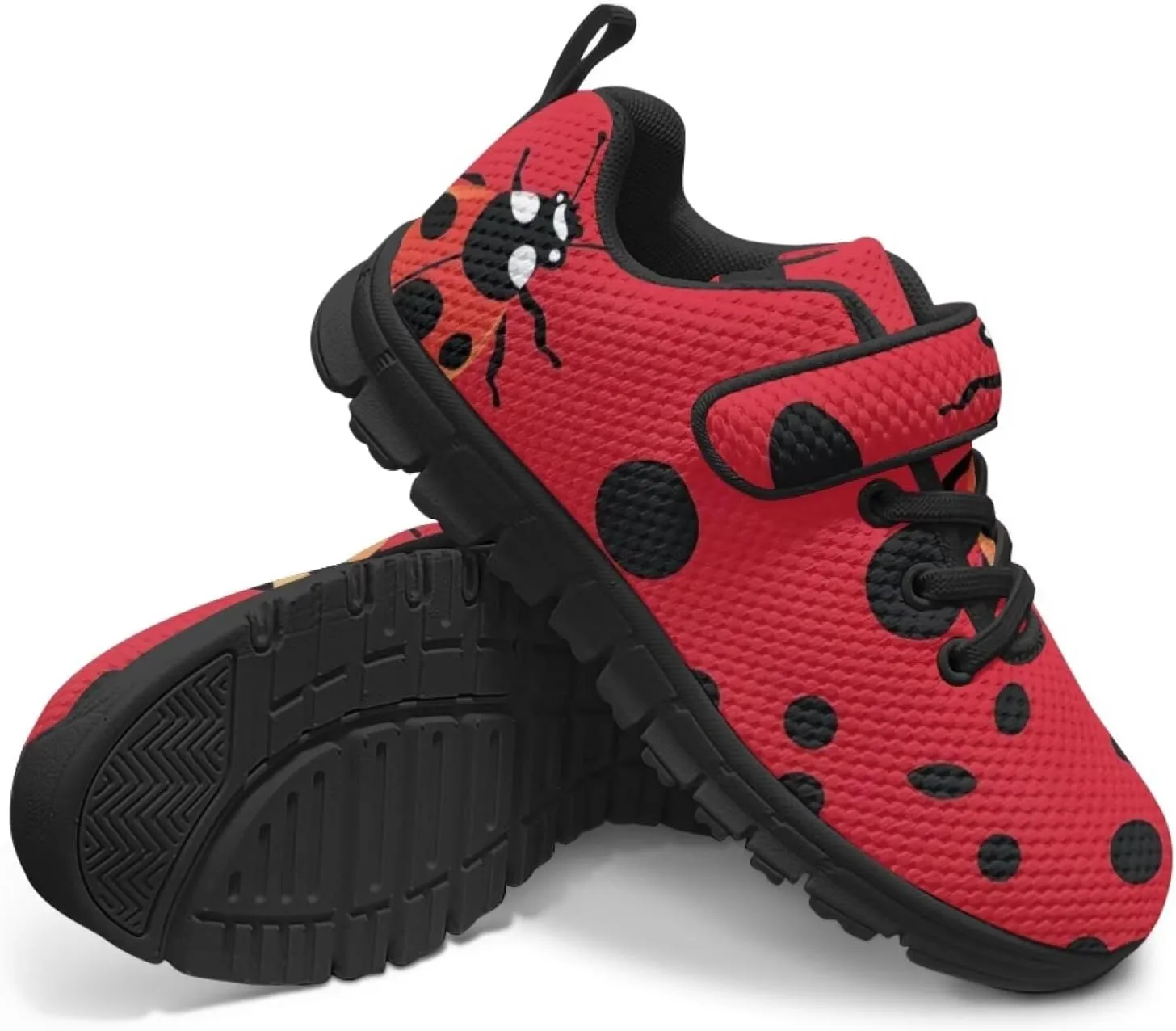 Kids Cute Sneakers for Girls School Single Buckle Sports Shoes Breathable Lightweight Walking Running Shoes