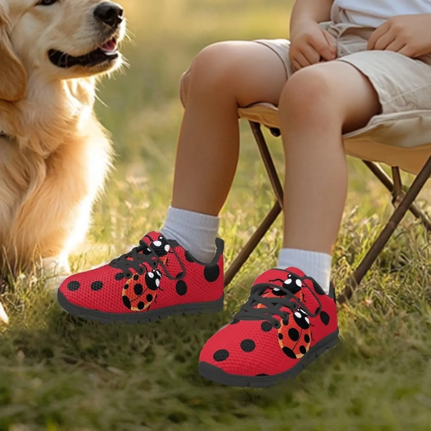Kids Cute Sneakers for Girls School Single Buckle Sports Shoes Breathable Lightweight Walking Running Shoes