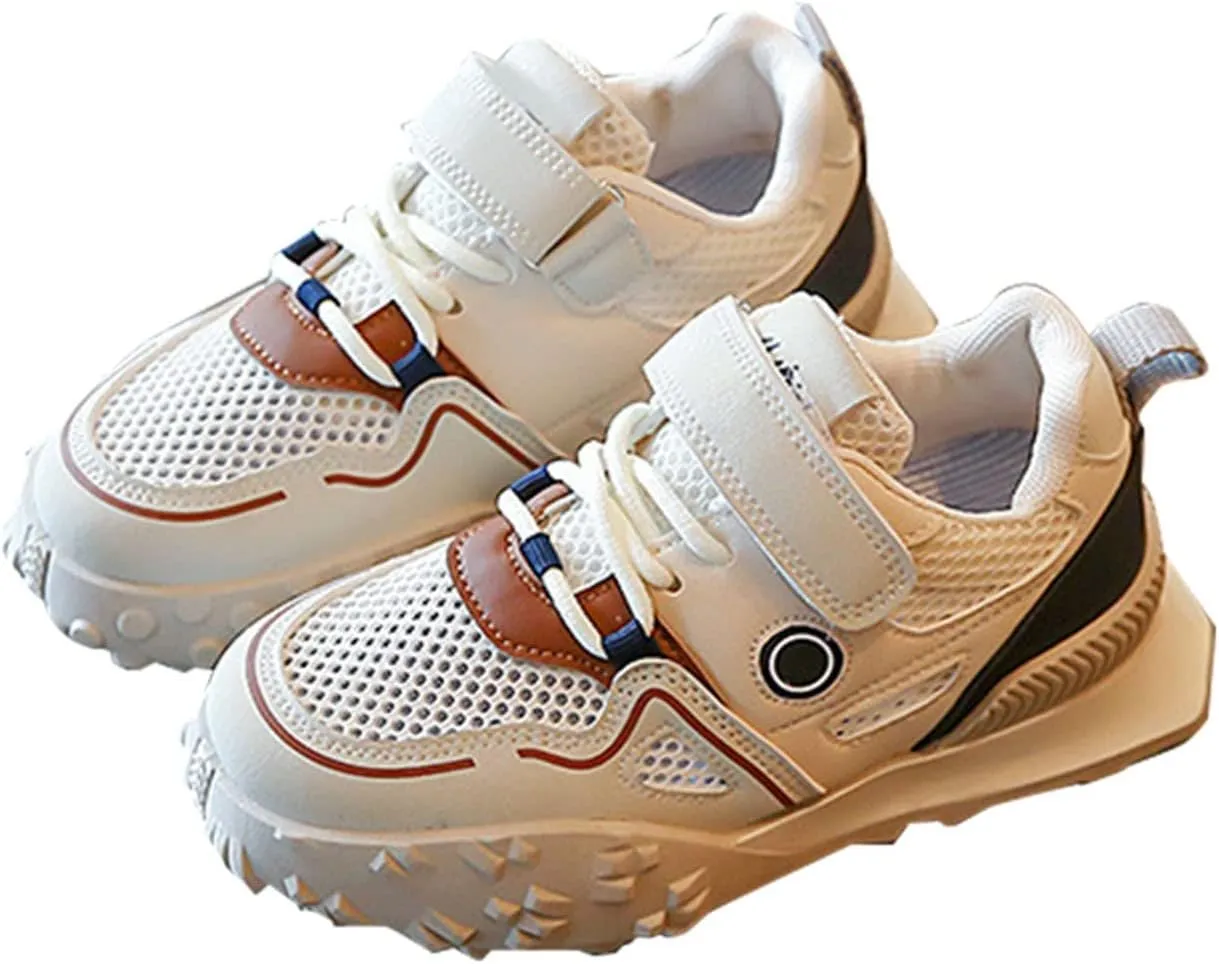 Kids Sneakers for Boys Girls Running Tennis Shoes Lightweight Breathable Anti Slip Mesh Sport Toddler Shoes Size 9
