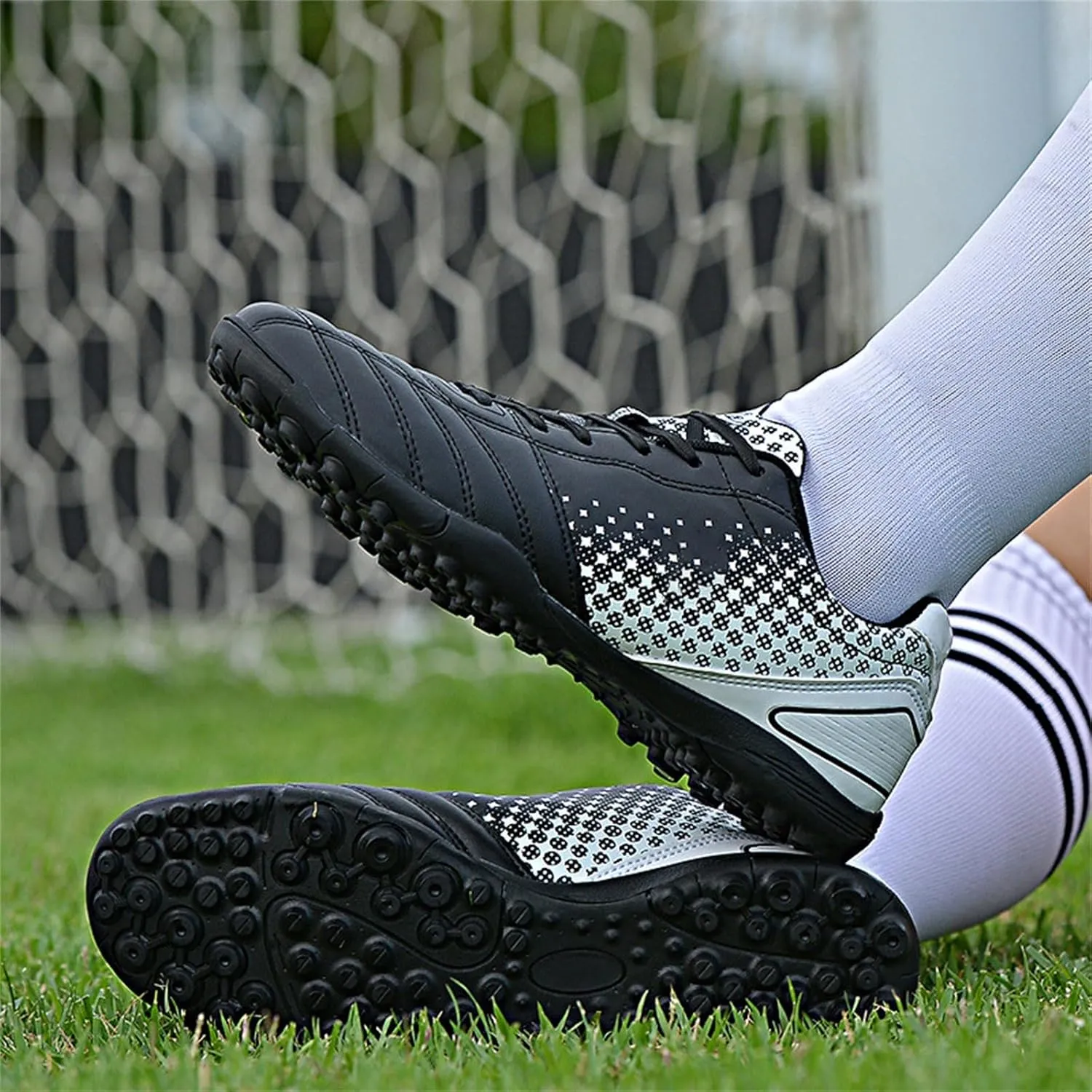 Kids' Soccer Shoes Running Training Shoes Boys Indoor Cleats Boys Girls Sneakers Sport Athletic Casual Football Shoes