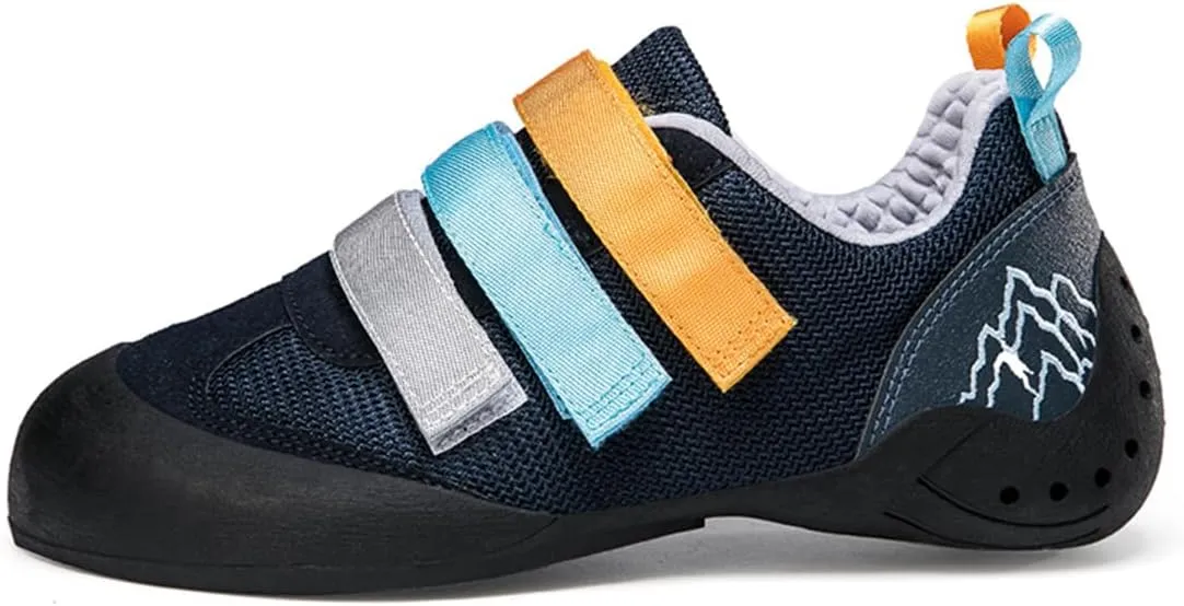 Ladies Rock Climbing Trainers Hook & Loop Non Slip Wall Climbing Training Shoes Casual Comfort Bouldering Sneakers